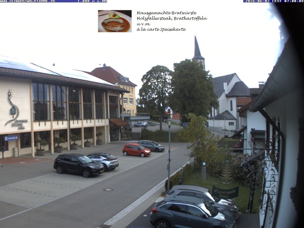 Archiv Foto Webcam Schönwald: Blick vom Gasthof Schwarzwaldtanne