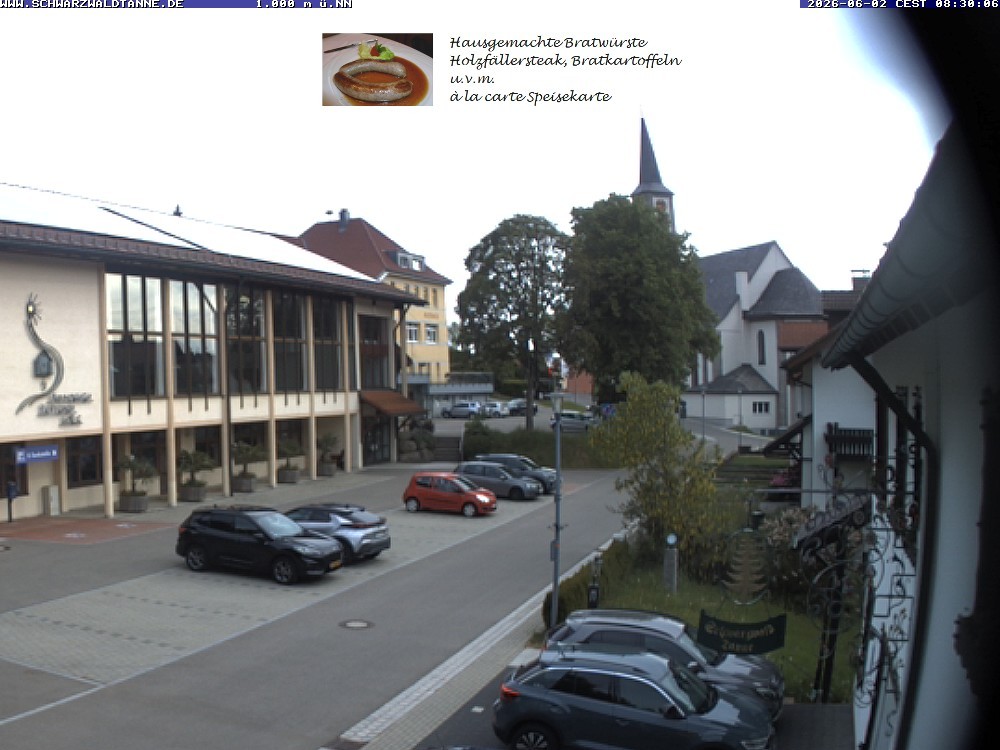 Archiv Foto Webcam Schönwald: Blick vom Gasthof Schwarzwaldtanne