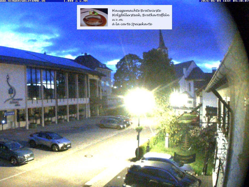 Archiv Foto Webcam Schönwald: Blick vom Gasthof Schwarzwaldtanne