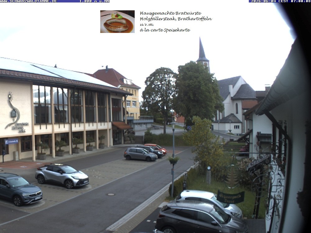 Archiv Foto Webcam Schönwald: Blick vom Gasthof Schwarzwaldtanne