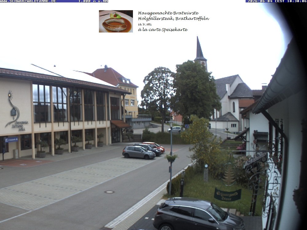 Archiv Foto Webcam Schönwald: Blick vom Gasthof Schwarzwaldtanne