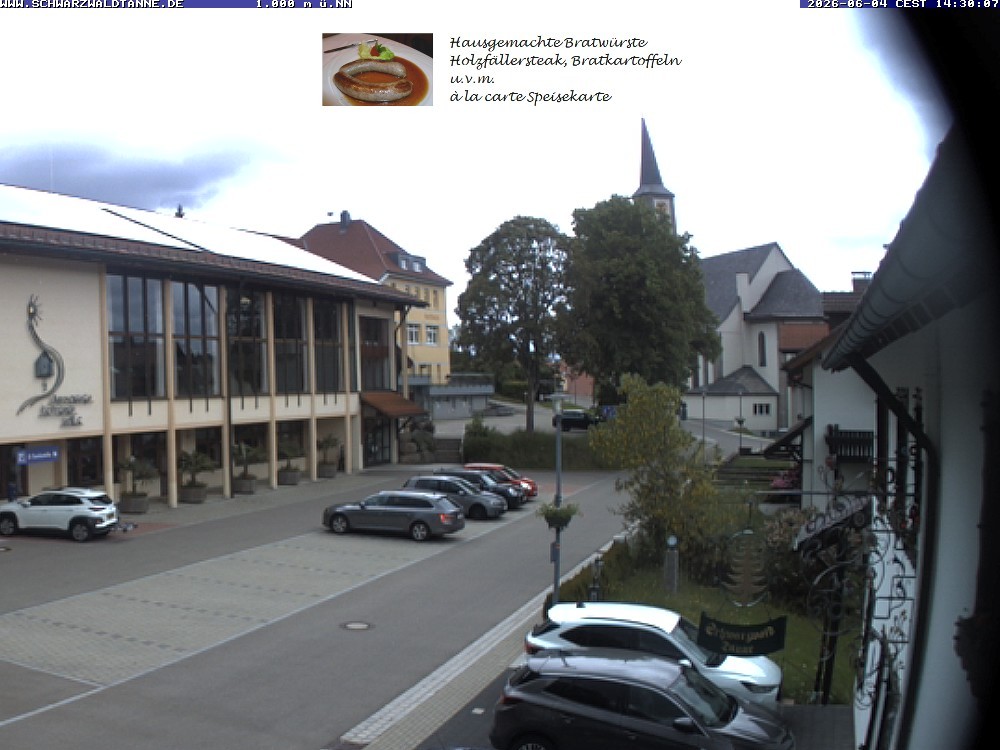 Archiv Foto Webcam Schönwald: Blick vom Gasthof Schwarzwaldtanne