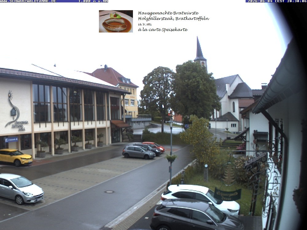 Archiv Foto Webcam Schönwald: Blick vom Gasthof Schwarzwaldtanne