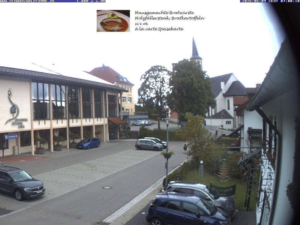 Archiv Foto Webcam Schönwald: Blick vom Gasthof Schwarzwaldtanne