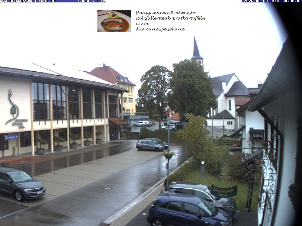 Archiv Foto Webcam Schönwald: Blick vom Gasthof Schwarzwaldtanne