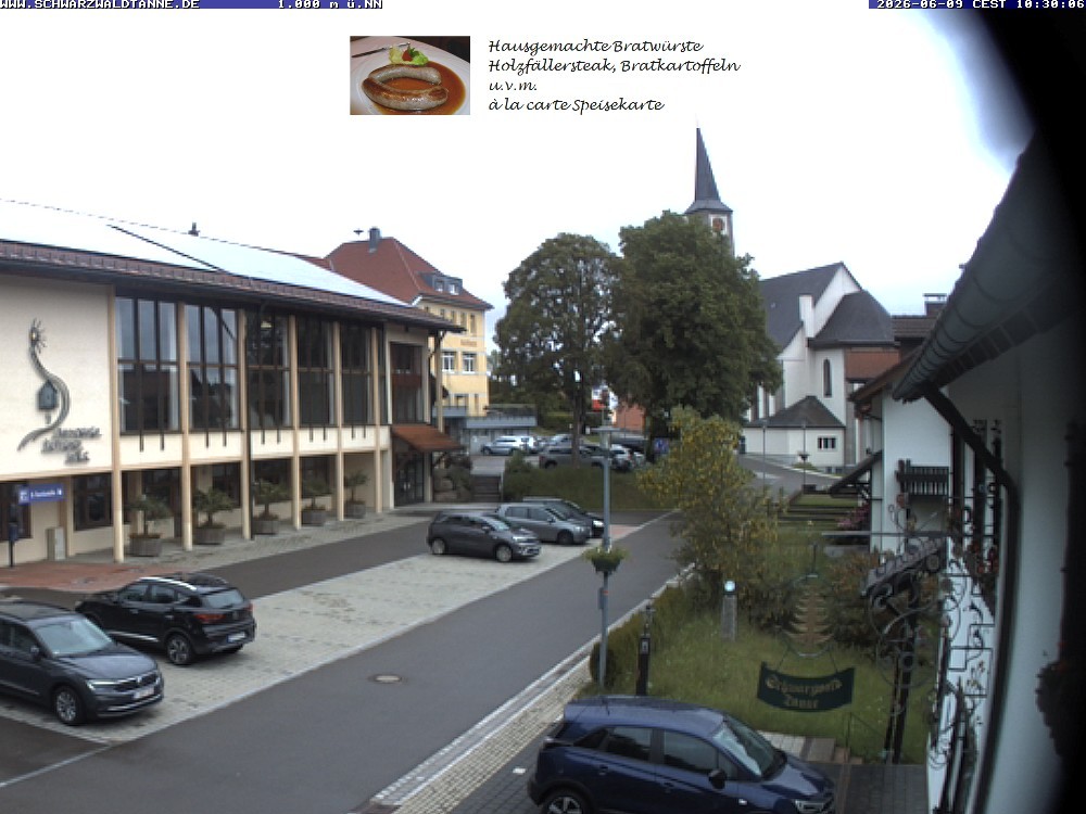 Archiv Foto Webcam Schönwald: Blick vom Gasthof Schwarzwaldtanne