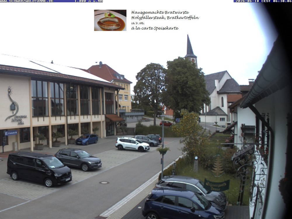 Archived image Webcam View from Guesthouse "Schwarzwaldtanne"
