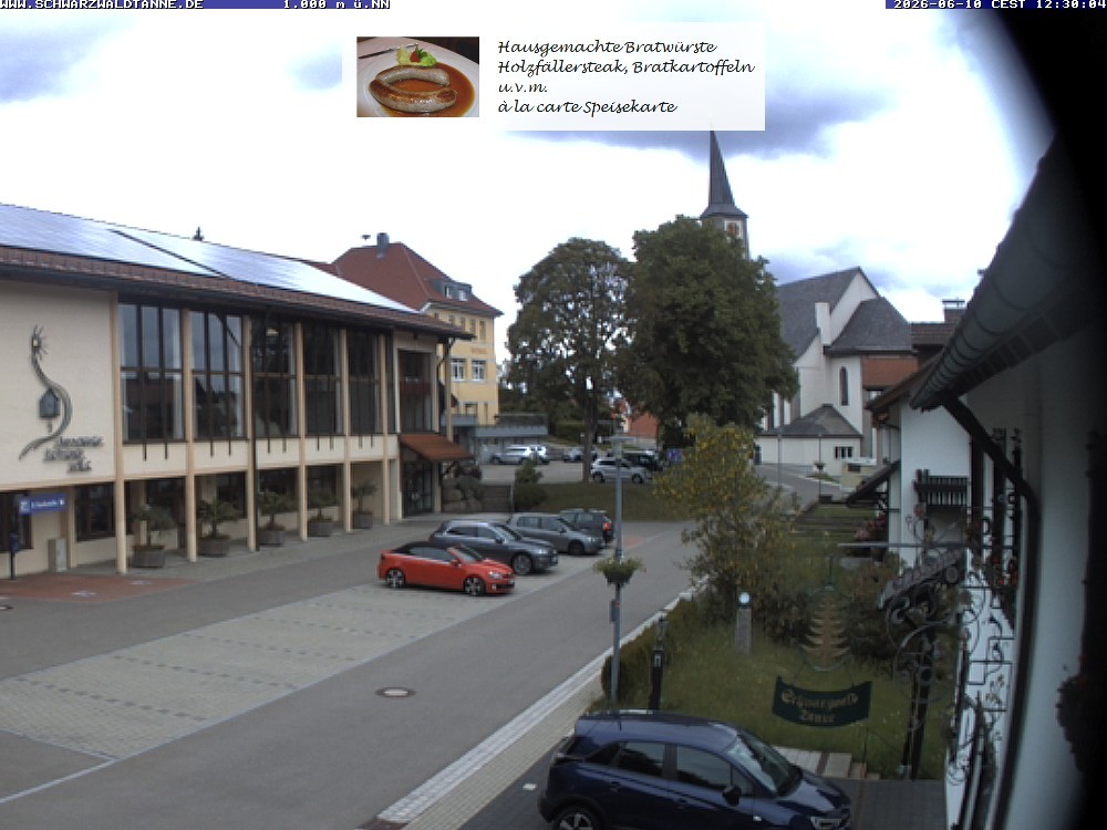 Archived image Webcam View from Guesthouse "Schwarzwaldtanne"