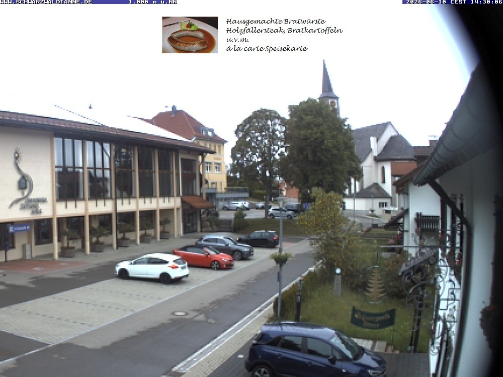 Archived image Webcam View from Guesthouse "Schwarzwaldtanne"