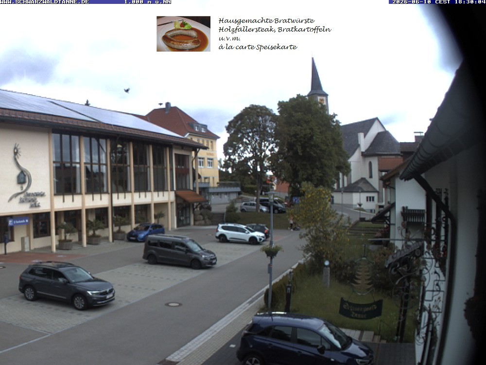 Archiv Foto Webcam Schönwald: Blick vom Gasthof Schwarzwaldtanne