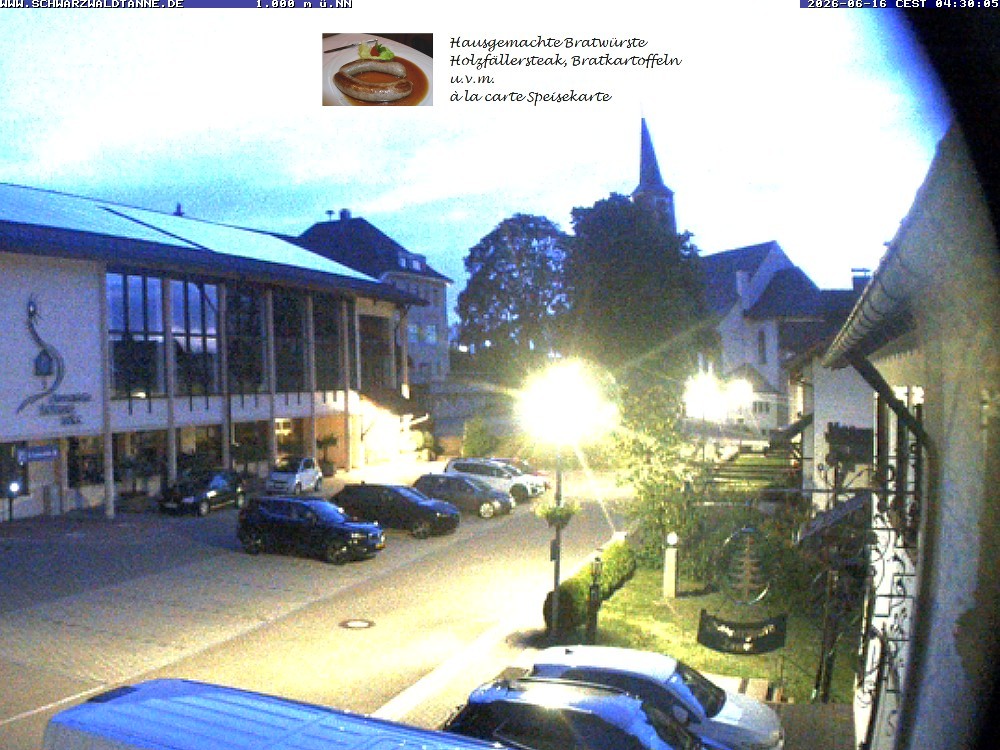 Archiv Foto Webcam Schönwald: Blick vom Gasthof Schwarzwaldtanne