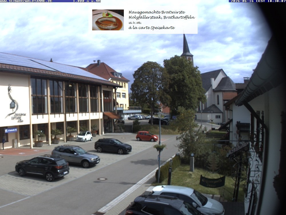 Archiv Foto Webcam Schönwald: Blick vom Gasthof Schwarzwaldtanne