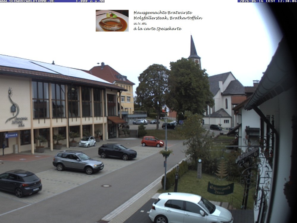 Archiv Foto Webcam Schönwald: Blick vom Gasthof Schwarzwaldtanne