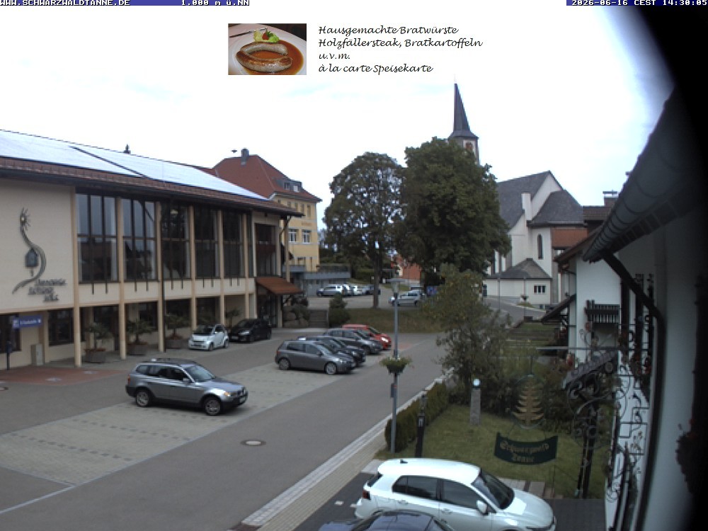 Archiv Foto Webcam Schönwald: Blick vom Gasthof Schwarzwaldtanne