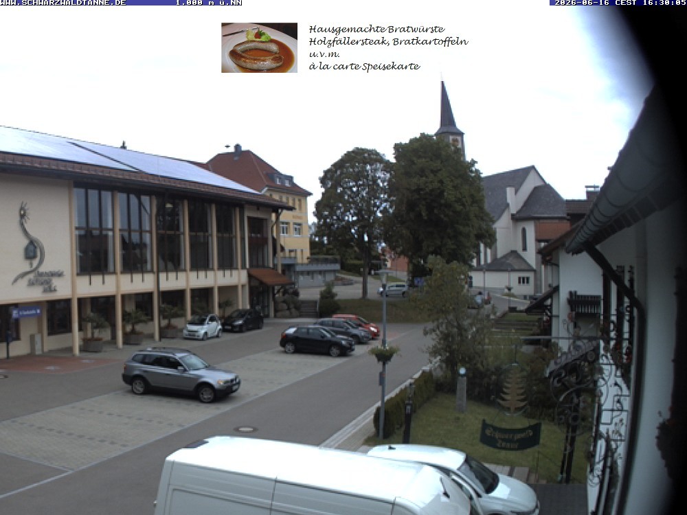 Archiv Foto Webcam Schönwald: Blick vom Gasthof Schwarzwaldtanne