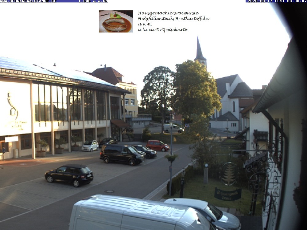 Archived image Webcam View from Guesthouse "Schwarzwaldtanne"