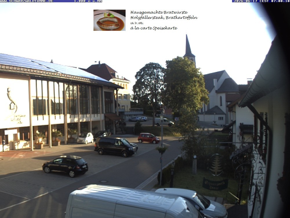 Archived image Webcam View from Guesthouse "Schwarzwaldtanne"