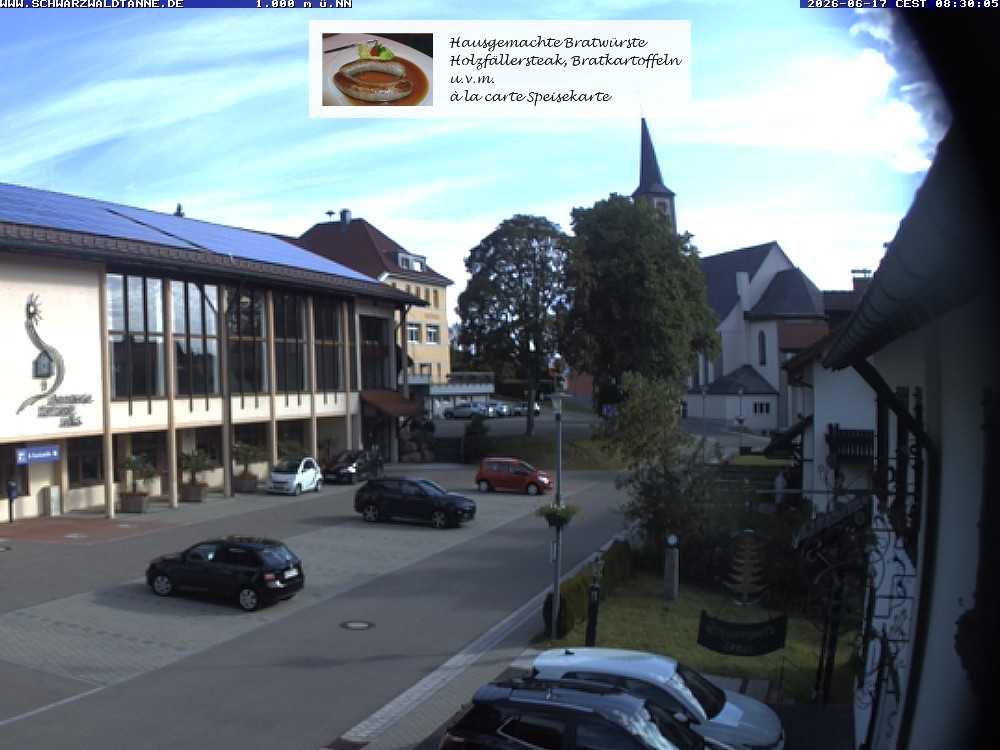 Archived image Webcam View from Guesthouse "Schwarzwaldtanne"