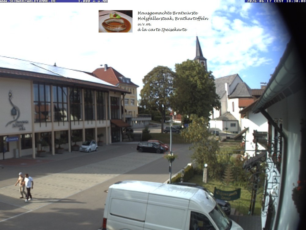 Archived image Webcam View from Guesthouse "Schwarzwaldtanne"