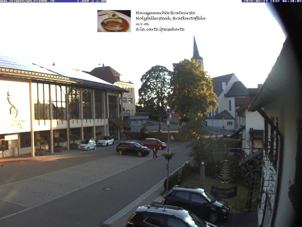 Archived image Webcam View from Guesthouse "Schwarzwaldtanne"