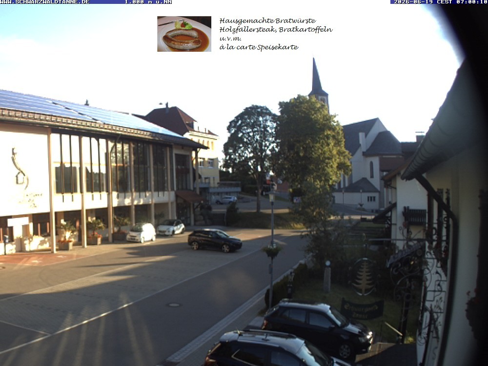 Archived image Webcam View from Guesthouse "Schwarzwaldtanne"
