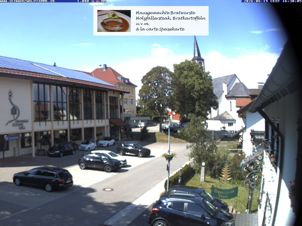 Archived image Webcam View from Guesthouse "Schwarzwaldtanne"