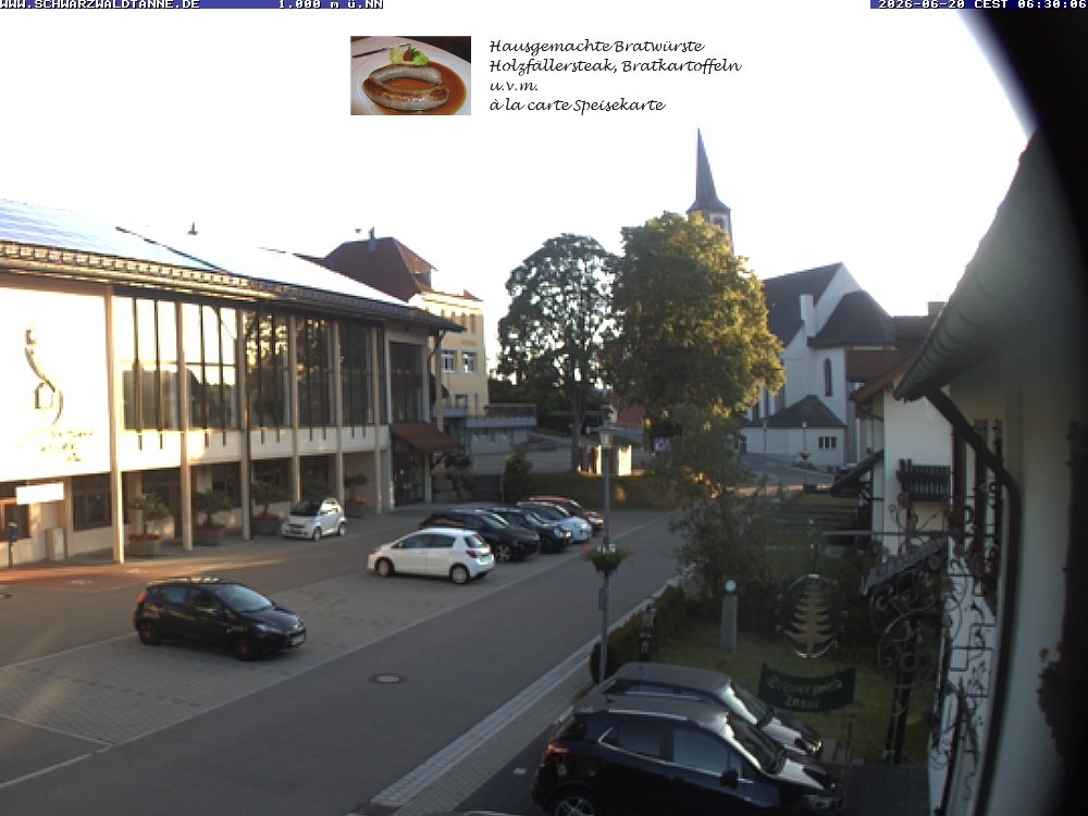 Archiv Foto Webcam Schönwald: Blick vom Gasthof Schwarzwaldtanne