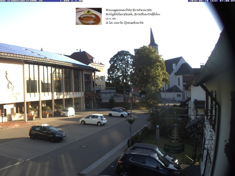 Archiv Foto Webcam Schönwald: Blick vom Gasthof Schwarzwaldtanne