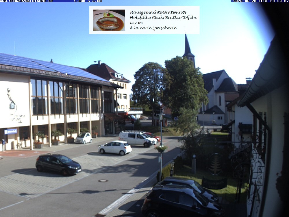 Archiv Foto Webcam Schönwald: Blick vom Gasthof Schwarzwaldtanne