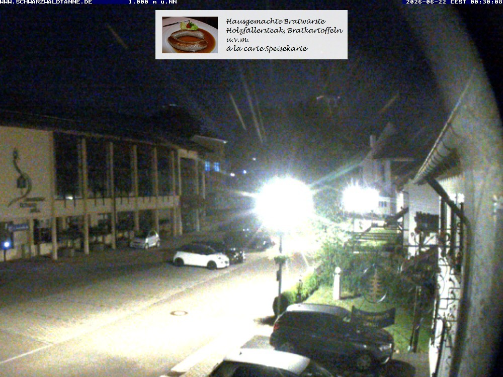 Archiv Foto Webcam Schönwald: Blick vom Gasthof Schwarzwaldtanne