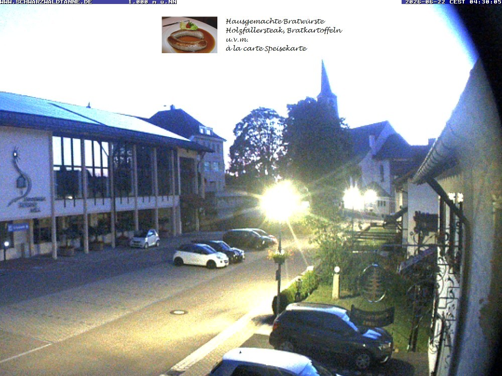 Archiv Foto Webcam Schönwald: Blick vom Gasthof Schwarzwaldtanne