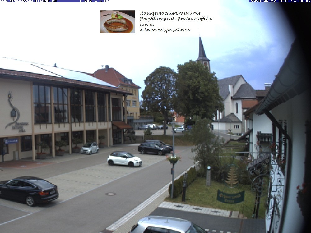 Archiv Foto Webcam Schönwald: Blick vom Gasthof Schwarzwaldtanne