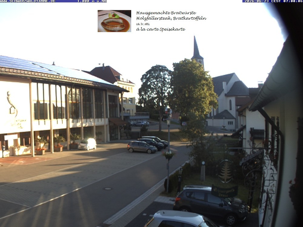 Archiv Foto Webcam Schönwald: Blick vom Gasthof Schwarzwaldtanne