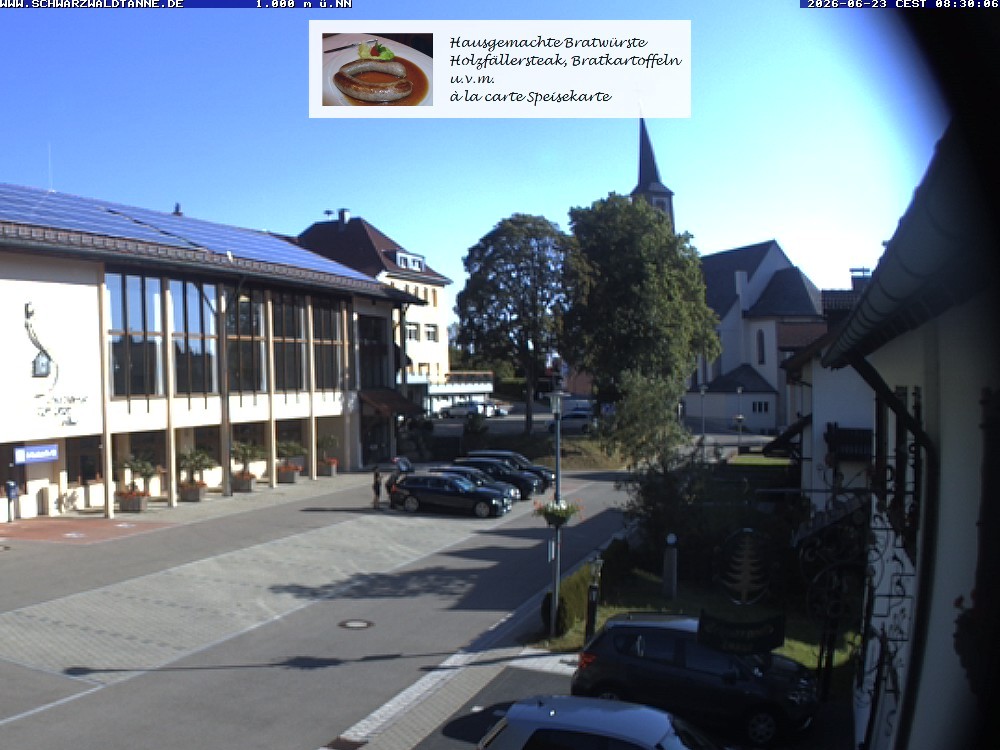 Archiv Foto Webcam Schönwald: Blick vom Gasthof Schwarzwaldtanne