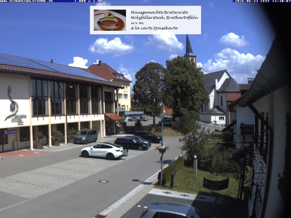 Archiv Foto Webcam Schönwald: Blick vom Gasthof Schwarzwaldtanne