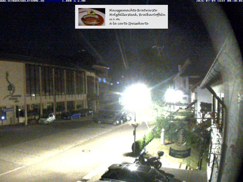 Archiv Foto Webcam Schönwald: Blick vom Gasthof Schwarzwaldtanne