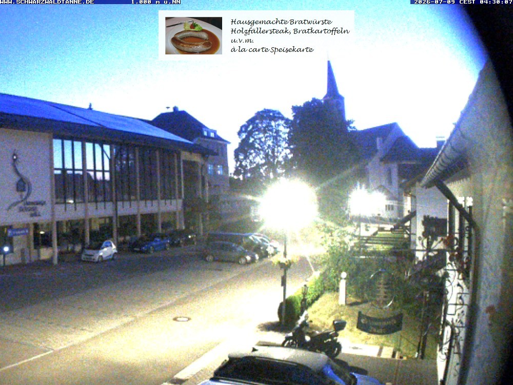 Archiv Foto Webcam Schönwald: Blick vom Gasthof Schwarzwaldtanne