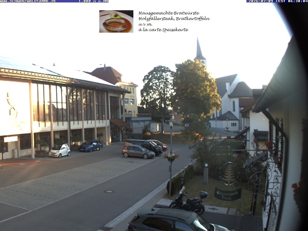 Archiv Foto Webcam Schönwald: Blick vom Gasthof Schwarzwaldtanne