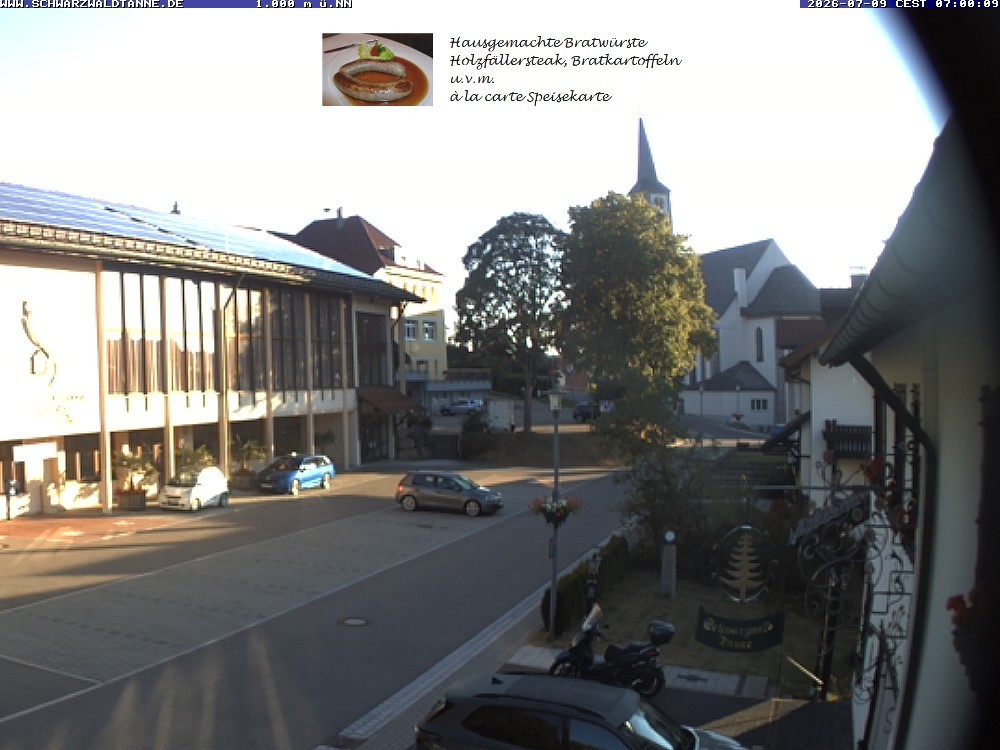 Archiv Foto Webcam Schönwald: Blick vom Gasthof Schwarzwaldtanne