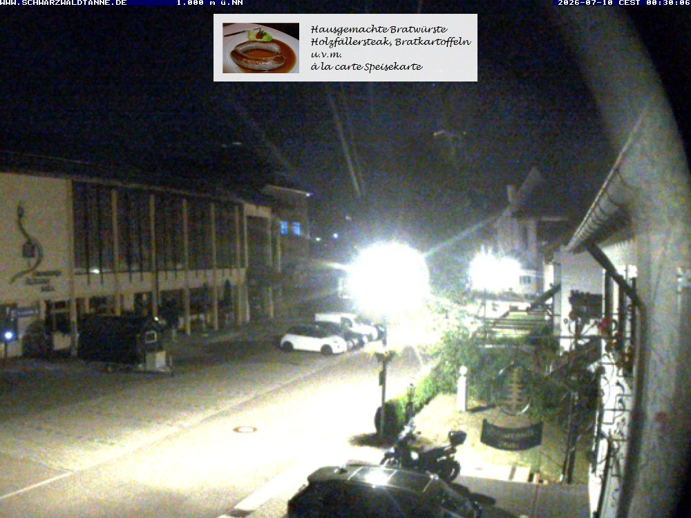 Archiv Foto Webcam Schönwald: Blick vom Gasthof Schwarzwaldtanne