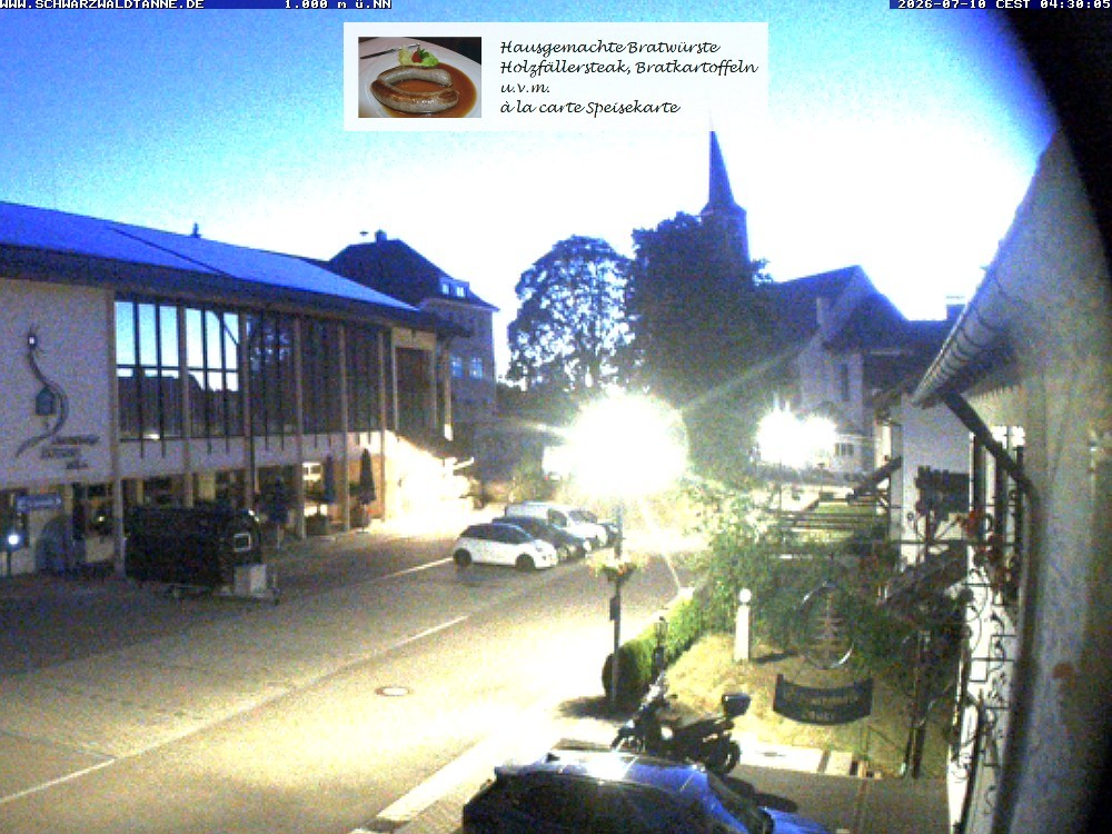 Archiv Foto Webcam Schönwald: Blick vom Gasthof Schwarzwaldtanne