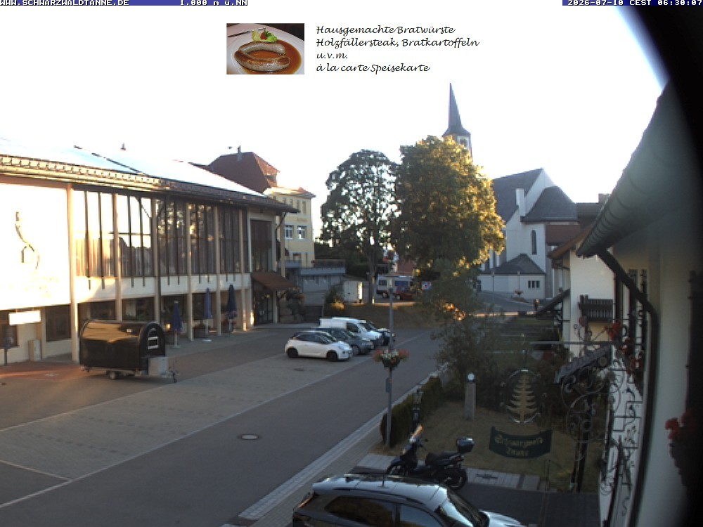 Archiv Foto Webcam Schönwald: Blick vom Gasthof Schwarzwaldtanne