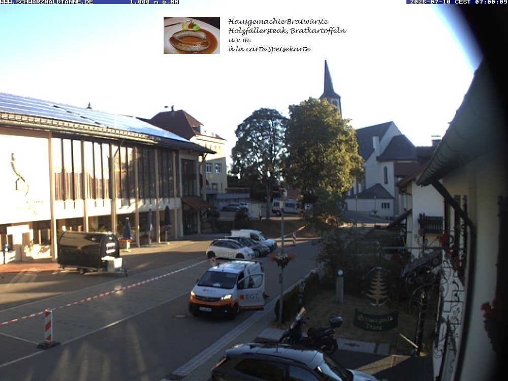 Archiv Foto Webcam Schönwald: Blick vom Gasthof Schwarzwaldtanne