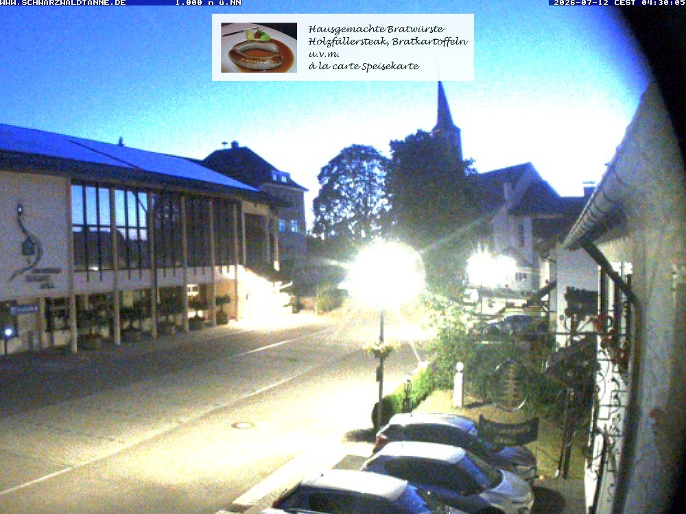 Archiv Foto Webcam Schönwald: Blick vom Gasthof Schwarzwaldtanne