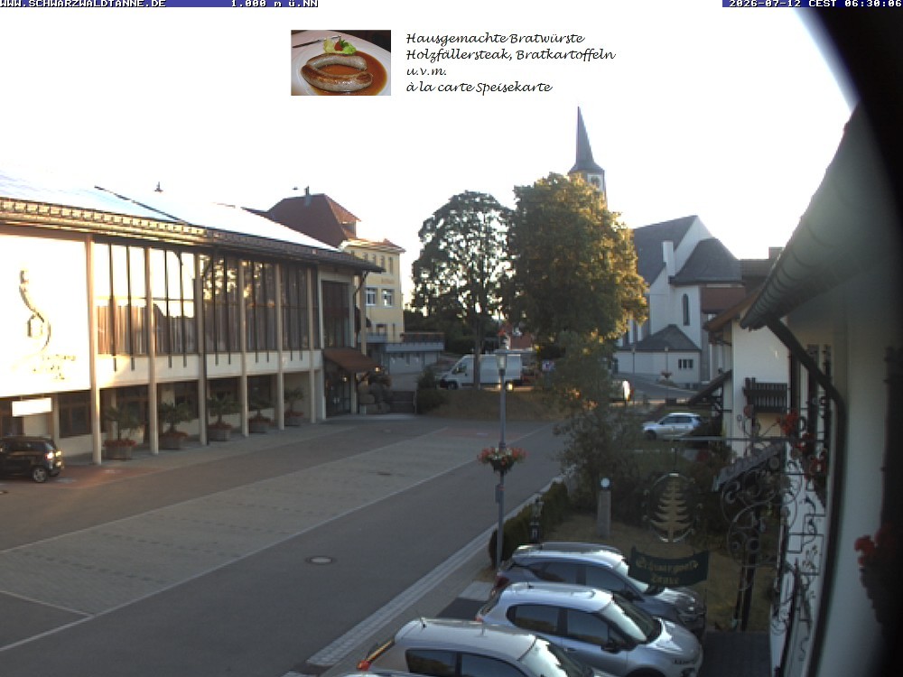Archiv Foto Webcam Schönwald: Blick vom Gasthof Schwarzwaldtanne