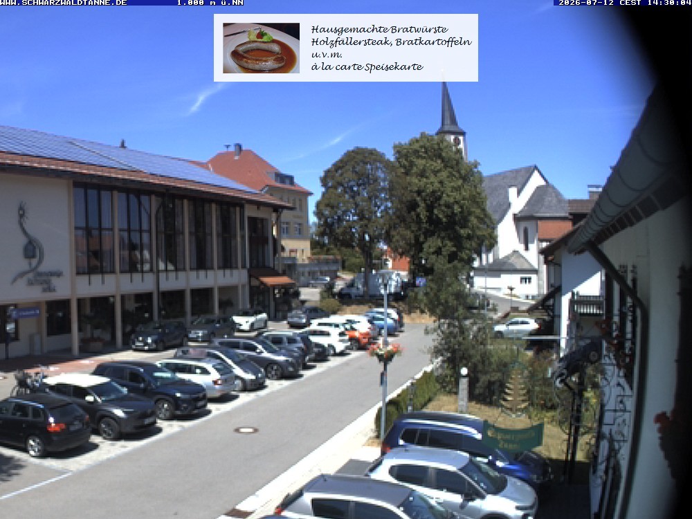 Archiv Foto Webcam Schönwald: Blick vom Gasthof Schwarzwaldtanne
