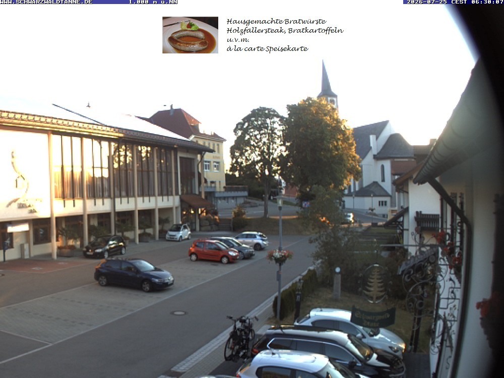 Archived image Webcam View from Guesthouse "Schwarzwaldtanne"