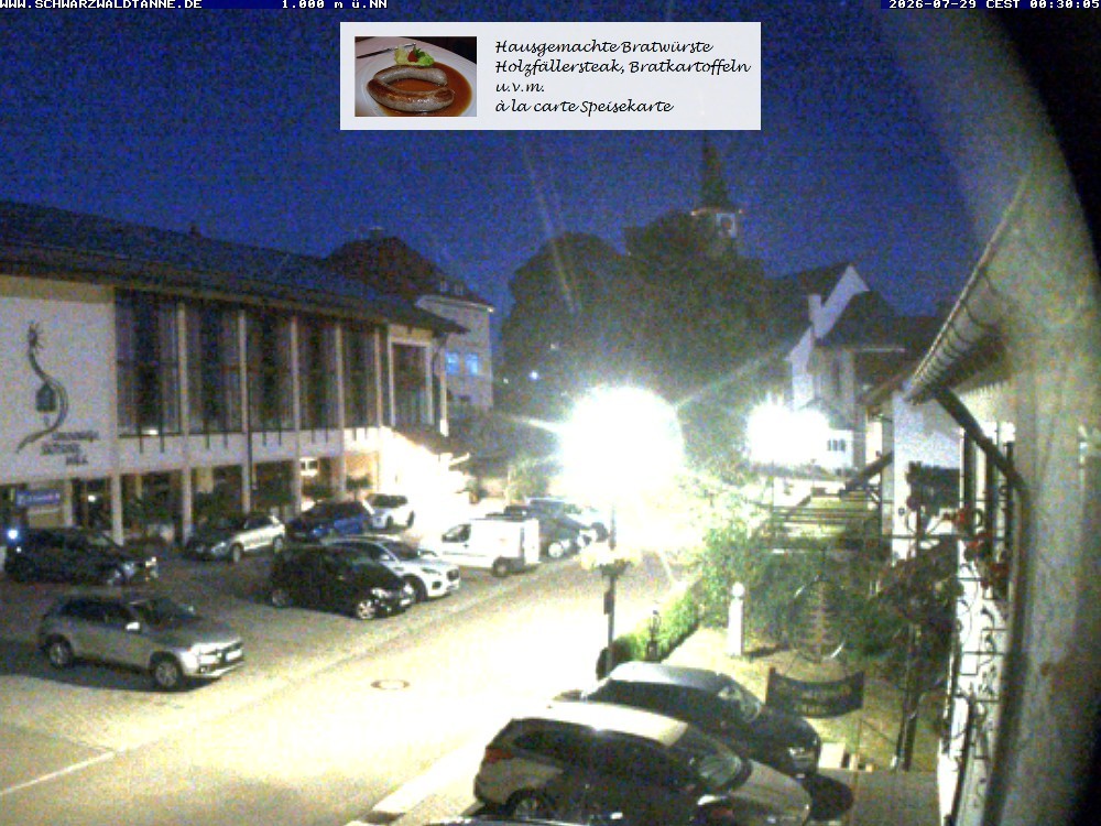 Archiv Foto Webcam Schönwald: Blick vom Gasthof Schwarzwaldtanne