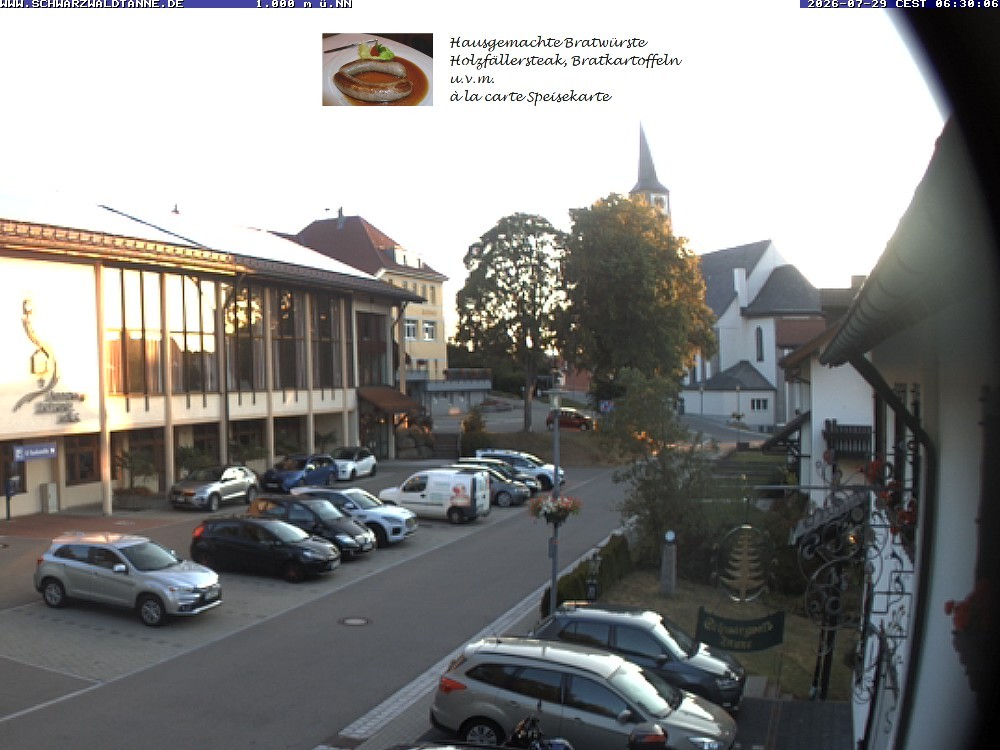 Archiv Foto Webcam Schönwald: Blick vom Gasthof Schwarzwaldtanne