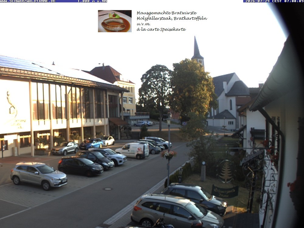 Archiv Foto Webcam Schönwald: Blick vom Gasthof Schwarzwaldtanne